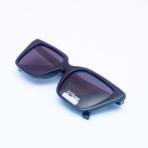 Matte Black Square Sunglass