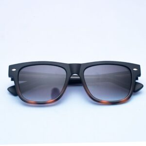 Black Tortoise Oversized Square Sunglass