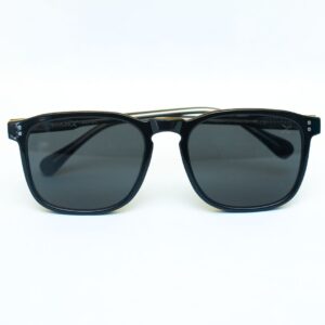 Black Classic Square Sunglass