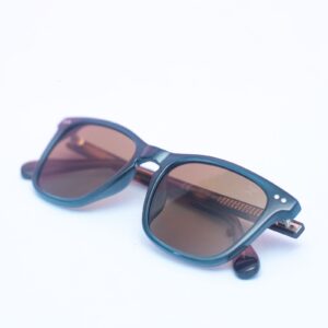 Green Classic Wayfarer Sunglass