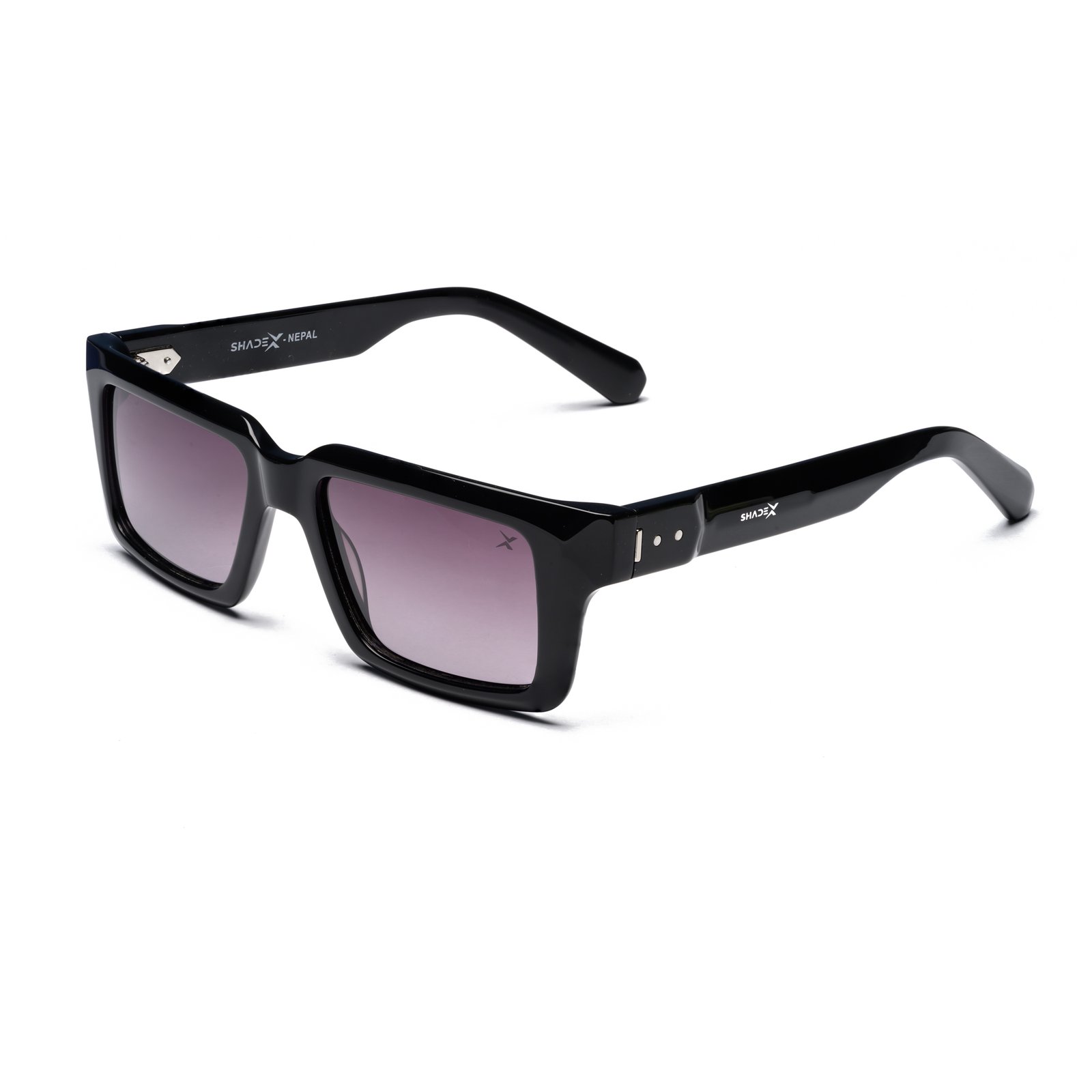 ShadeX Neo Classic Sunglasses – Model 8767 | C6 – Glossy Black - Image 3