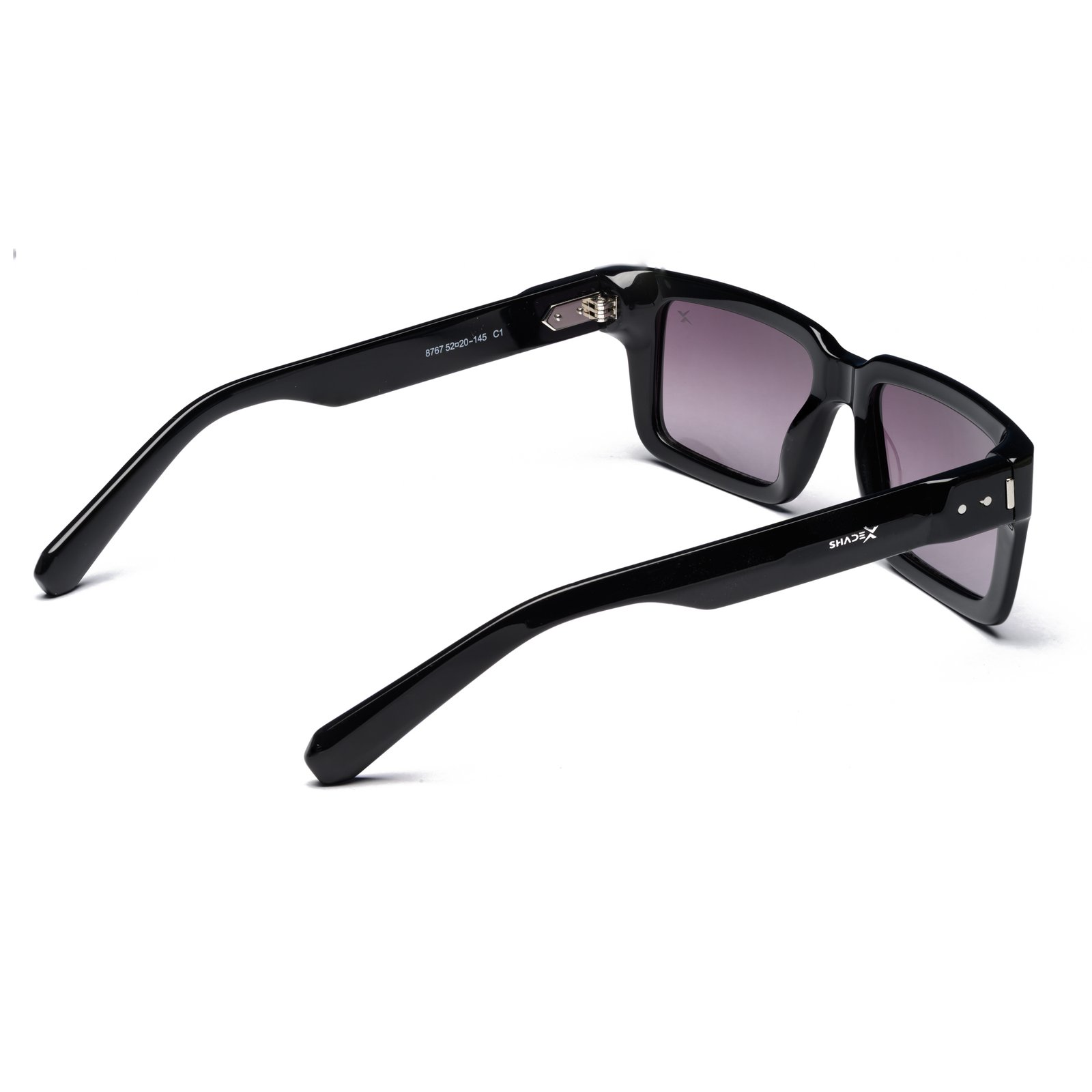 ShadeX Neo Classic Sunglasses – Model 8767 | C6 – Glossy Black - Image 5