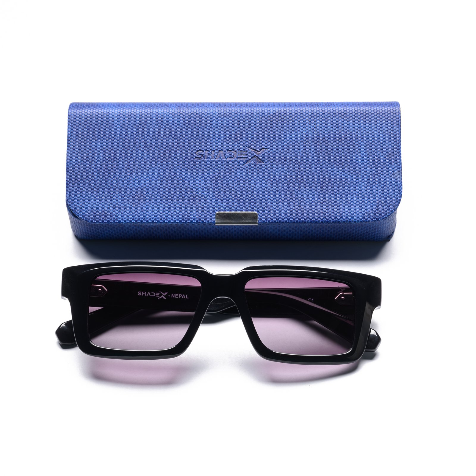 ShadeX Neo Classic Sunglasses – Model 8767 | C6 – Glossy Black - Image 2