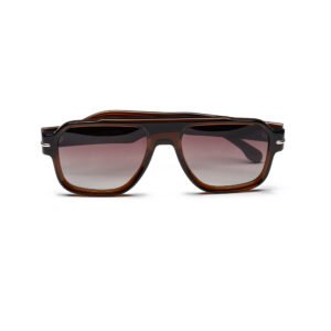 Cognac Aviator Sunglasses – Model 8773