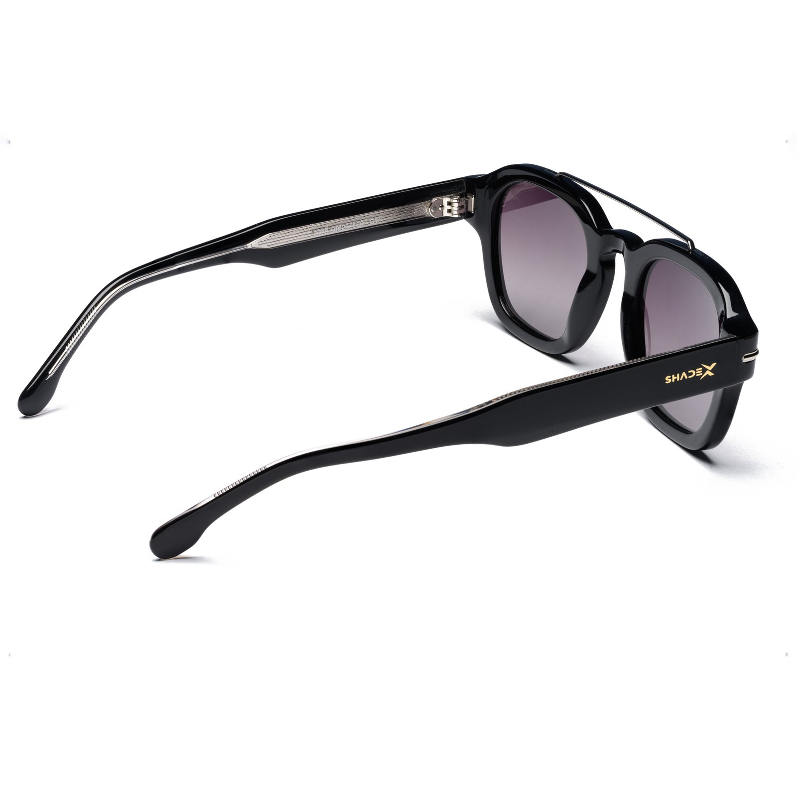 ShadeX Neo Classic Sunglasses – Model 8775 | C1 – Glossy Black - Image 3