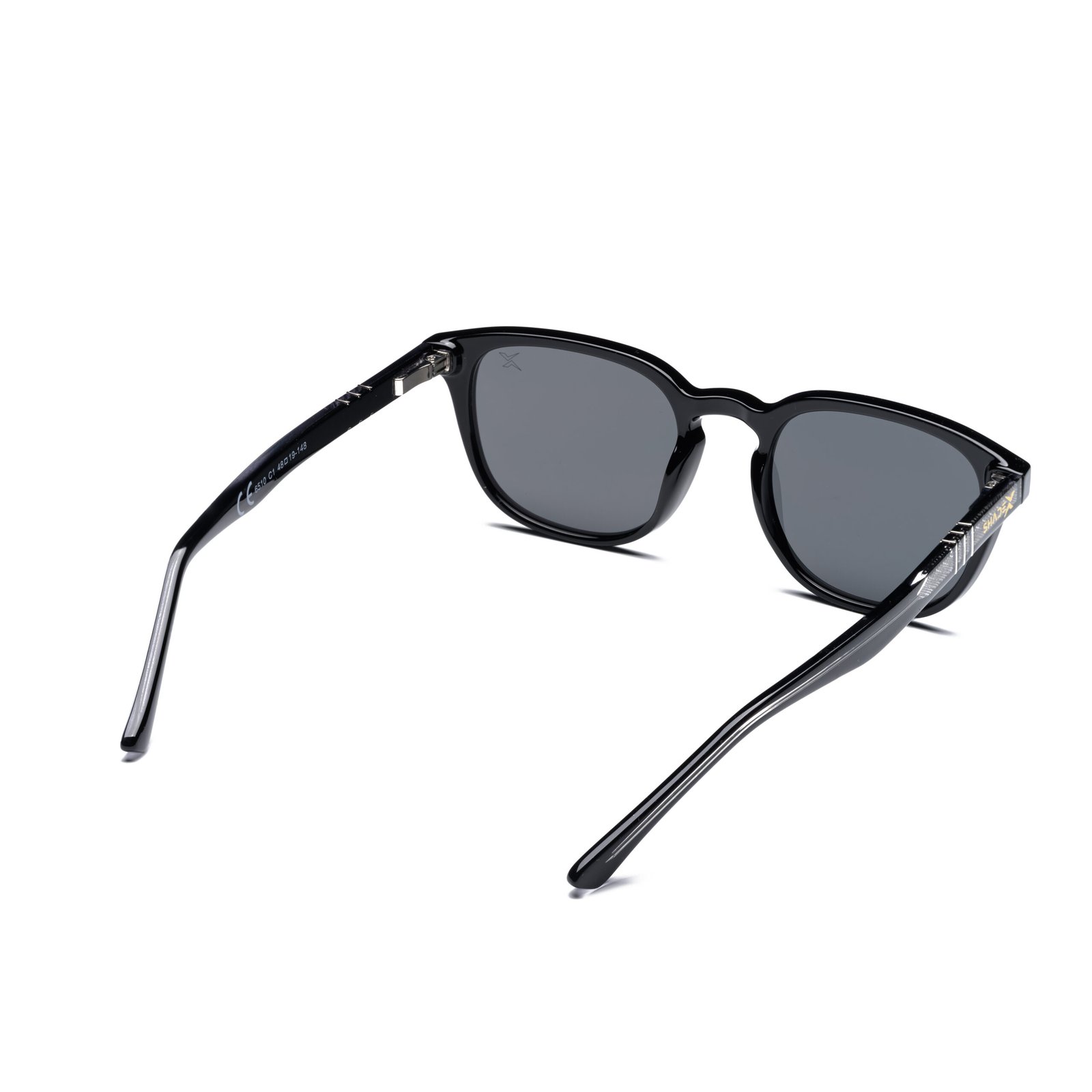 Neo Classic Sunglasses – Model 6510 | C5 – Glossy Black / Smoke Grey - Image 5