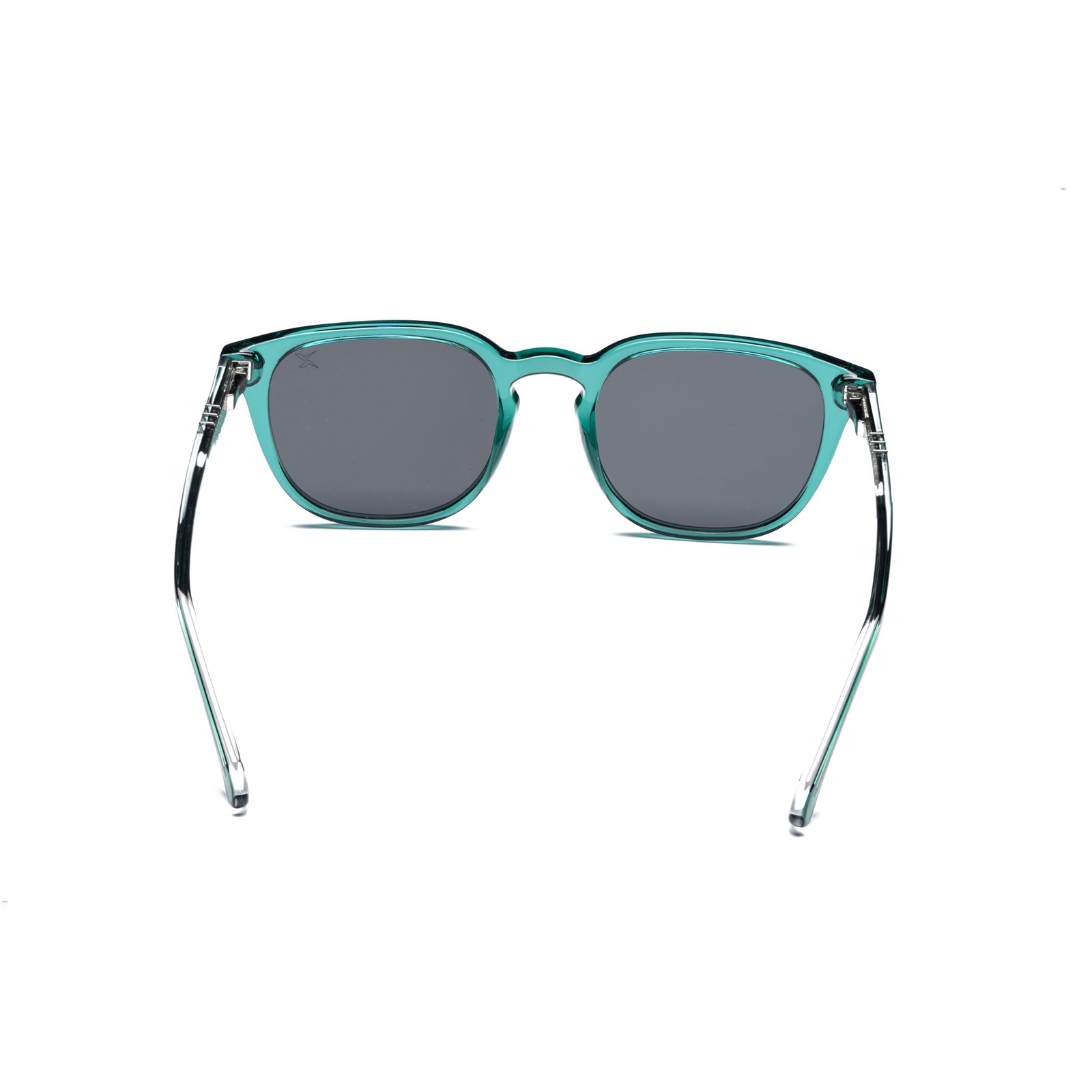 Neo Classic Sunglasses – Model 6510 | C6 – Transparent Teal / Smoke Grey - Image 4