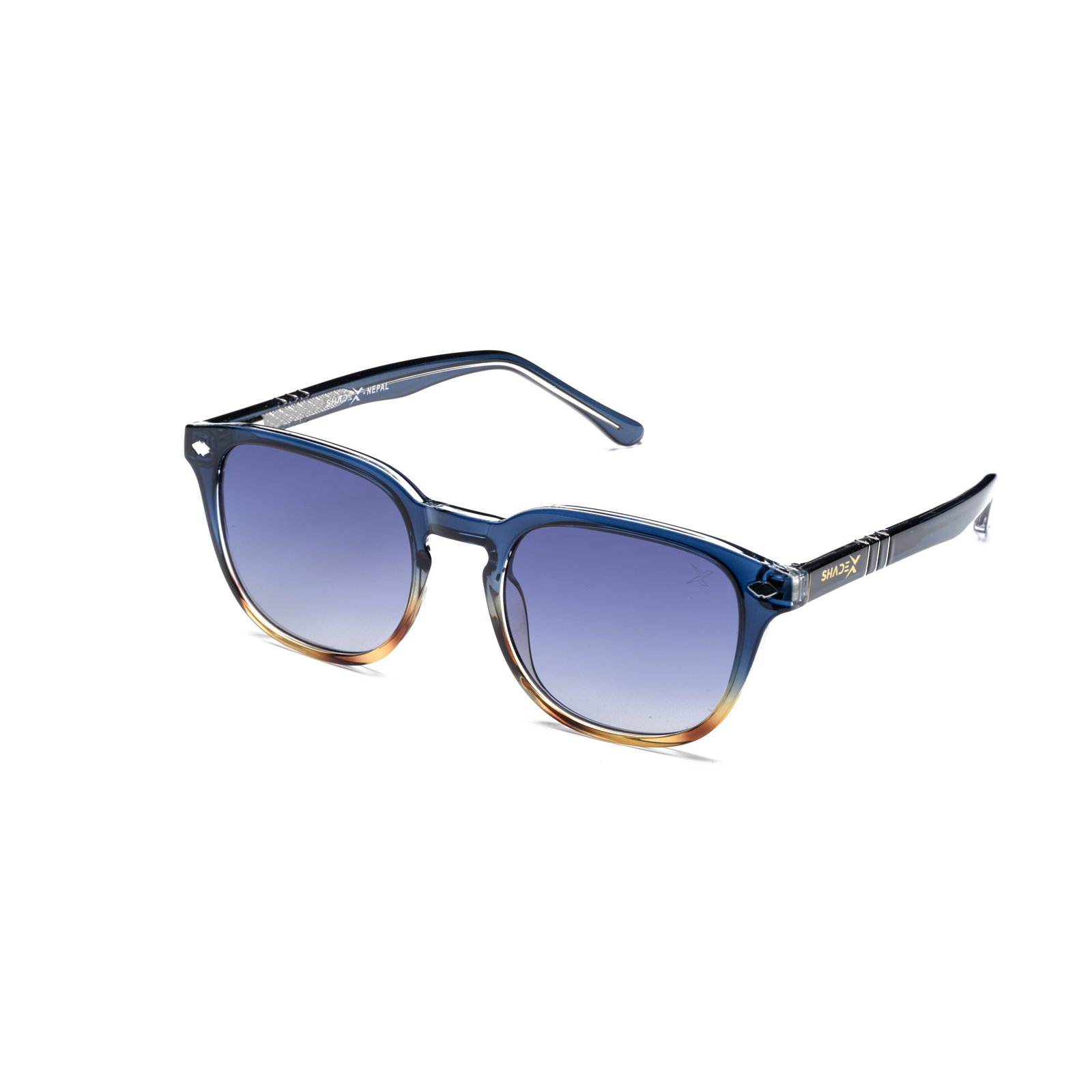 Neo Classic Sunglasses – Model 6510 | C3 – Blue-Tortoise Fade - Image 3
