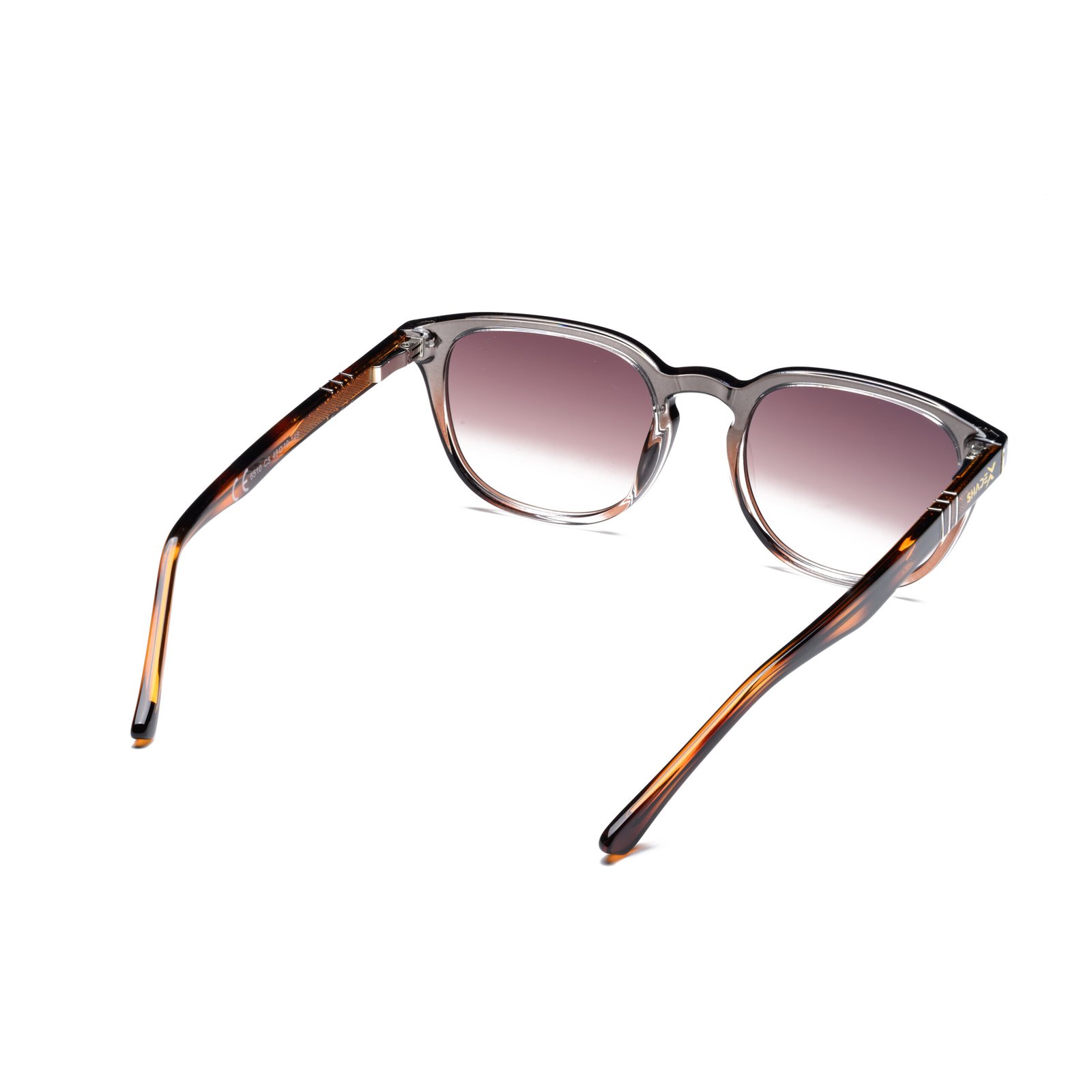 Neo Classic Sunglasses – Model 6510 | C7 – Grey-Peach Fade / Brown Gradient - Image 5