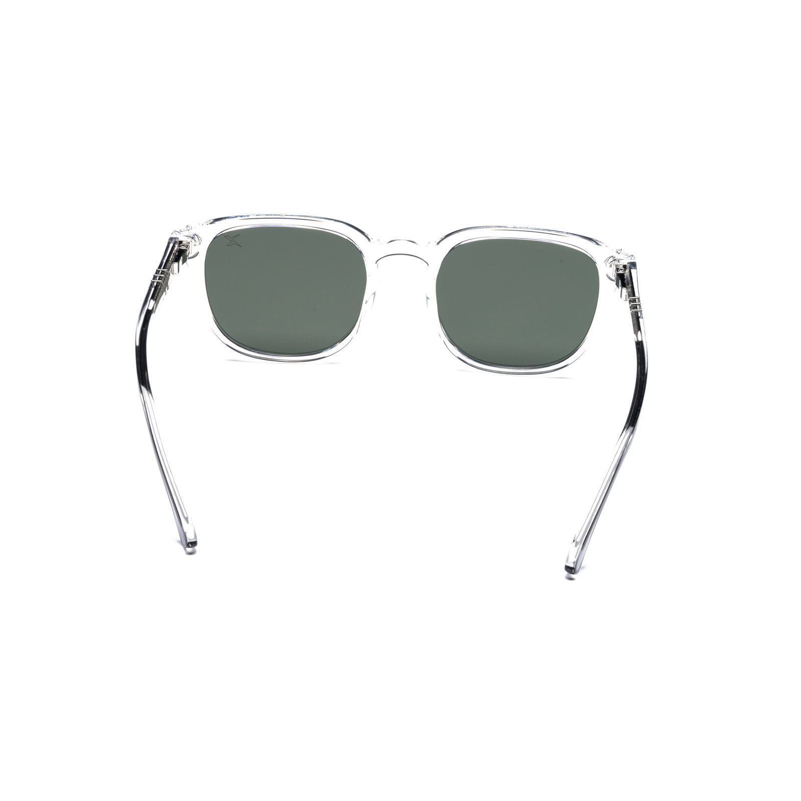 Neo Classic Sunglasses – Model 6510 | C4 – Crystal Clear / Dark Green - Image 4