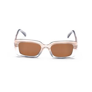 Retro Bloc Sunglasses – Model 8840 | C4 – Peach Crystal / Brown