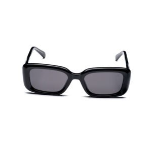 Retro Bloc Sunglasses – Model 8840 | C7 – Glossy Black / Smoke Grey