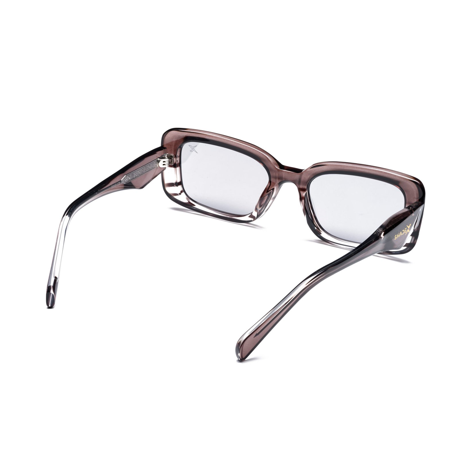 Retro Bloc Sunglasses – Model 8840 | C5 – Smoky Brown / Silver Mirror - Image 5