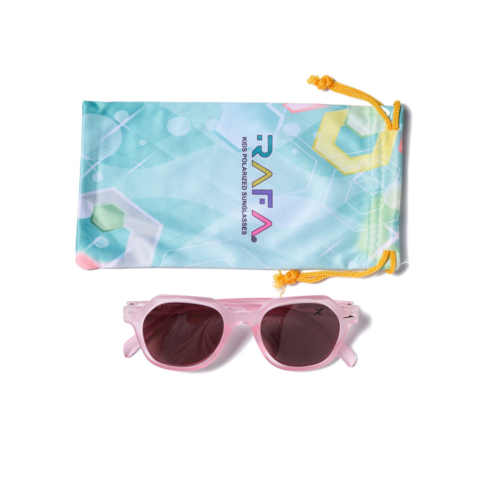 RAFA Kids Polarized Baby Round Sunglasses – 24K6 | Pink - Image 6